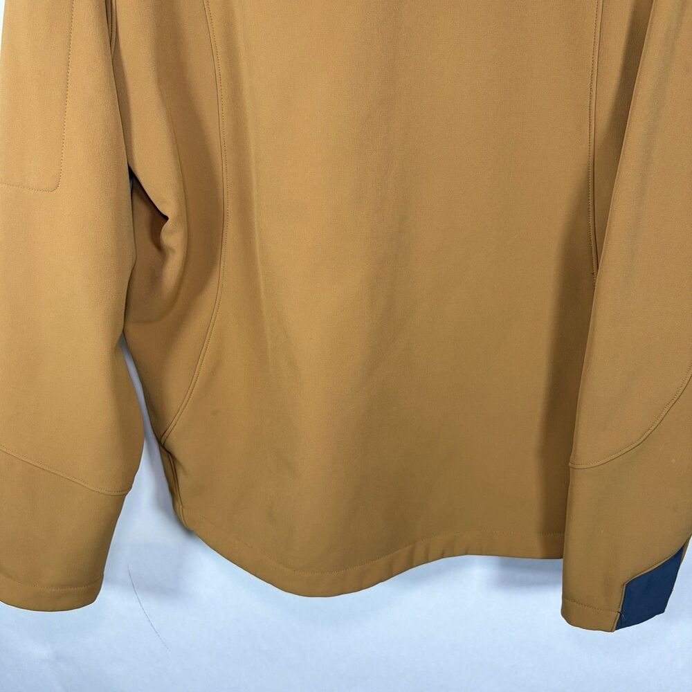 Eastern Mountain Sports Full Zip Fleece Lined Hooded Jacket Mens Large Brown - Picture 14 of 15